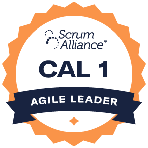 Scrum Alliance CAL 1 certification badge