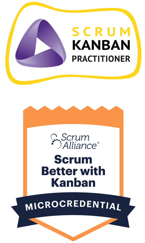 Scrum Alliance Scrum Better with Kanban Microcredential and the Kanban University Scrum Kanban Practitioner (SKP) credential