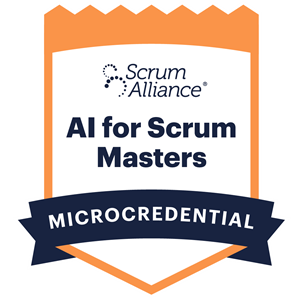 AI for Scrum Masters microcredential badge
