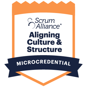 Enterprise Agility microcredential badge